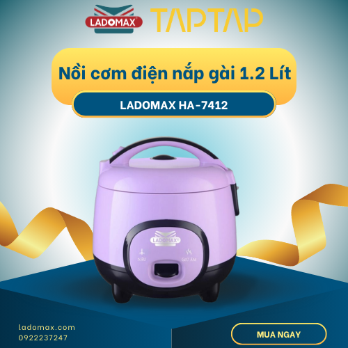Giảm 40% Nồi cơm điện Ladomax