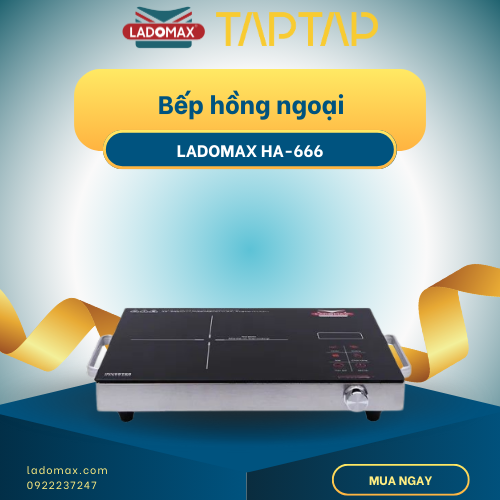 Giảm 40% Bếp hồng ngoại Ladomax