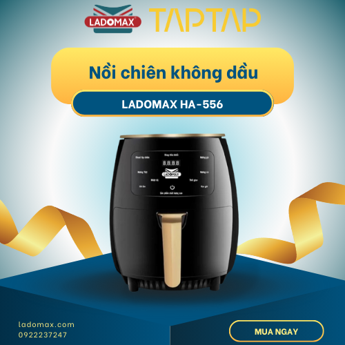 Giảm 40% Nồi chiên không dầu Ladomax