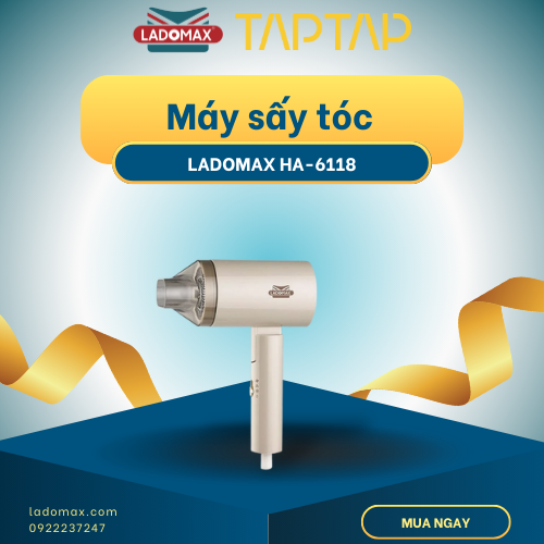Giảm 40% Máy sấy tóc Ladomax